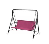 Patio Swing Seat Replacement 600D Thickened Waterproof Oxford Outdoor Swing Cushion Cover for 2/3 Seater Patio Garden Swing Chair ,Red-58.3×20.5×20.5in