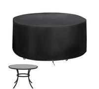 Patio Table Cover Round | The round tecover chair table is made of high sewing density fabric and high tear resistant material. Waterproof UV-resistant anti-constitution cover for durable
