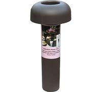 Patio Table Umbrella Hole Insert Replacement. Bronze NoBrella Flower vase insert fits in your patio table umbrella hole and holds your favorite fresh cut flowers. Replace the Patio Table Umbrella Hole Ring in your table with a NoBrella Flower Vase