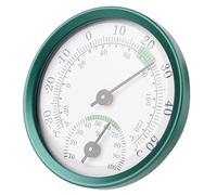 Patio Thermometer - 5.7cm Size, Outdoor Temperature Gauge, Shatterproof Durable Build | Bold Large Display, Indoor Humidity Meter, Weather Measurement Tool For Garden, Balcony, Greenhouse