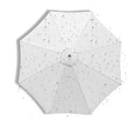 Patio Umbrella 9ft Replacement Canopy for 6/8 Rib, Garden Parasol Polyester Covers, Water Resistant, UV-Anti, Only the Top Cloth, Diameter 200-400cm(Pure white,8 Ribs 350cm)
