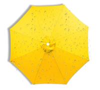 Patio Umbrella 9ft Replacement Canopy for 6/8 Rib, Garden Parasol Polyester Covers, Water Resistant, UV-Anti, Only the Top Cloth, Diameter 200-400cm(Yellow,6 Ribs 270cm)