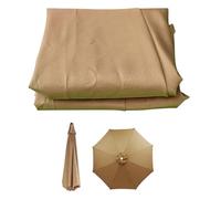 Patio Umbrella Canopy Replacement for 6 Ribs/8 Ribs Garden Parasol Top Fabric Cover for Cantilever Umbrella