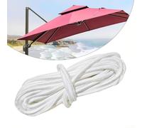 Patio Umbrella Cord Line, 3.4 Meters Heavy Duty Nylon Patio Umbrella Line patio umbrella Cord Replacement Outdoor Umbrella Accessories for Picnic Patio Tables Beach Outdoor Patio Umbrella