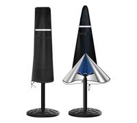 Patio Umbrella Cover Waterproof 210D Oxford Garden for parasol Protector Windproof Rain Snow Shield Black 140x25x30cm(140*25*30cm)
