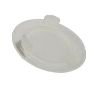 Patio Umbrella Hole Insert For Ring, Garden Parasol Table Cap Set, 2 Inch Plastic Umbrella Grommet, Outdoor Furniture Hole Reducer, Black PVC(White)