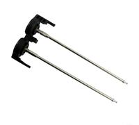 Patio Umbrella Hole Insert Set PP Sleeve For 28-48mm Pole Reduces Wobble Black Bushing For Outdoor Dining Tables Garden Furniture