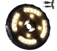 Patio Umbrella Light 24 LED Umbrella Light Outdoor Parasol Lights With 3 Level Dimming Umbrella Pole Light for Garden Patio Umbrella, Camping Tents or Outdoor BBQ Use