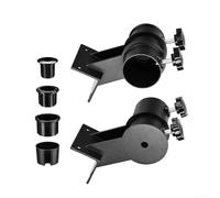 Patio Umbrella Mounting Bracket Space-Saving Steel Holder for Railing Balcony & Yard Includes Plastic Cap Fits Poles up to 2.5" Diameter