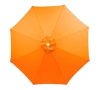 Patio Umbrella Replacement Canopy for 8 Ribs, 2m/ 2.30m/ 2.5m/ 2.7m/ 3.0m/ 3.5m Durable Polyester Replacement Parasol canopy UV Protective Cloth - Canopy Only(Orange,2.30m)