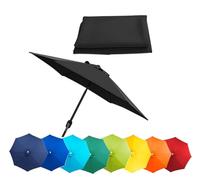 Patio Umbrella Replacement Canopy - Garden Parasol Fabric Cover for Market Table Umbrella, 6 or 8 Arm Compatible, Durable Canopy for Outdoor Use