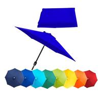 Patio Umbrella Replacement Canopy - Garden Parasol Fabric Cover for Market Table Umbrella, 6 or 8 Arm Compatible, Durable Canopy for Outdoor Use