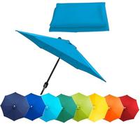 Patio Umbrella Replacement Canopy - Garden Parasol Fabric Cover for Market Table Umbrella, 6 or 8 Arm Compatible, Durable Canopy for Outdoor Use