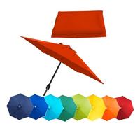 Patio Umbrella Replacement Canopy - Garden Parasol Fabric Cover for Market Table Umbrella, 6 or 8 Arm Compatible, Durable Canopy for Outdoor Use