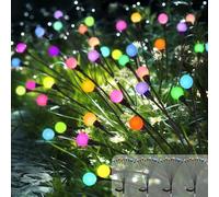 PATIOPIA Solar Lights Outdoor Garden, 40 LED Firefly Outdoor Garden Lights Waterproof, Solar Powered Swaying Light for Pathway, Yard, Patio Decoration (4 Pack,Colorful)