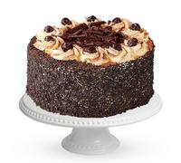 Patisserie Valerie Black Forest Gateau - Rich Chocolate Cake with Dark Cherry & Whipped Cream Filling - Classic Celebration Cake - Birthday Cakes Delivery - 8" (14 Portions)