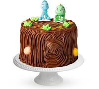 Patisserie Valerie Chocolate Dinosaur Cake - 4 Layer Rich Chocolate Sponge with Chocolate Cream Filling - Kids Birthday Party Cake Delivery 6" (14 Portions)