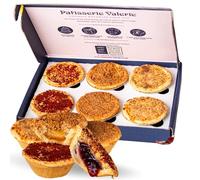 Patisserie Valerie Classic Fruit Pie Box - Trio of Handcrafted Mini Pies | Apple, Cherry, & Forest Fruits Pies | Perfect for Sharing, Gifting, or Enjoying with Tea | Vegetarian