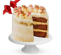Patisserie Valerie Gingerbread Cake 6" - Fresh Christmas Cakes For Delivery - Three Layers of our Signature St. Honoré Ginger Cream - Limited Edition Festive Centerpiece - (10 Portions)