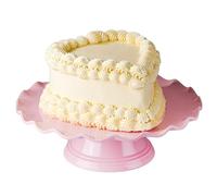 Patisserie Valerie Heart Cake with Fresh Cream & Strawberry Fill - Lambeth Icing - Birthday Celebration - Plain Sponge - Vanilla Swiss Buttercream - Perfect for Her