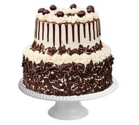 Patisserie Valerie Luxury Black Forest Gateau with Kirsch - Centenary Edition Two Tier Chocolate & Cherry Cake - Kirsch Cream Frosting, Dark Chocolate Shavings & Ganache Drip - Celebration Cake