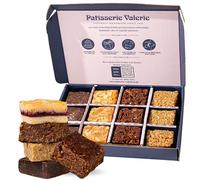 Patisserie Valerie Old School Favourites Classic Treat Box - Cornflake Cake, Flapjack, Cherry Bakewell & Chocolate Concrete Cake - Nostalgic British Traybakes & Retro School-Dinner Sweets Collection