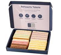 Patisserie Valerie Summer Slices - Luxury Sponge Cake Slice Gift (4 Slices) - Pistachio & Raspberry, Mango & Passionfruit, Neapolitan and Lemon & Blueberry - Ideal Birthday Gift