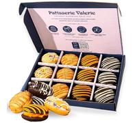 Patisserie Valerie Whoopie Pie Treat Box - Chocolate Orange, Oreo, Funfetti & Biscoff Flavours - Handcrafted Cake-Like Cookies with Creamy Fillings - 12 Pack, Vegetarian, Alcohol Free