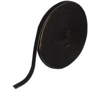 PATKAW 1 Roll Black Velvet Decorative Ribbon for Wrapping with Gold Edges, Soft and Comfortable Touch, for Weddings and Sewing Projects, Elegant DIY Ribbon Decoration