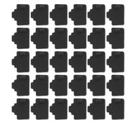 PATKAW 100pcs Black Silicone Ethernet Port Protective Covers for Patch Panels and Hub Electronics, Protect Rj45 Connectors from Debris and Maintain Device Connectivity, for Computer