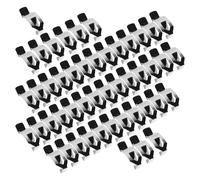 PATKAW 100pcs Picture Frame Retaining Clips Metal Spring Turn Fasteners Stainless Steel Back Panel Clips with Quick Installation and Sturdy Material for Wall Hanging Artwork and Prints
