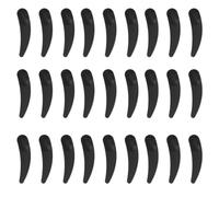 PATKAW 100pcs Portable Black Makeup Spoons Tool for Even Application Made of Sturdy Pp Material for Make-up and Trying out Beauty Products