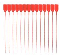 PATKAW 100pcs Red Anti-counterfeiting Cable Ties with Self-Locking Pp Material for Clothes and Wires, for Home and Workshop Use, Sturdy Tamper-Proof Security Zip Ties