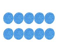PATKAW 10pcs Blue Makeup Removal Sponges Made from Natural Cellulose Sponge for Thoroughly Cleansing Skin Pores and Facial Washing Suitable for Daily Skincare