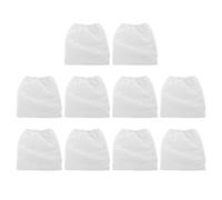 PATKAW 10pcs White Non-woven Nail Dust Collection Bags for Nail Dust Collector Manicure Suction Accessory Suitable for Technicians and Salon Use