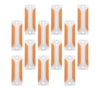 PATKAW 12pcs High Visibility Markers Rectangular Acrylic Reflective Roadside Reflectors Adhesive and Weather Resistant Features for Urban Roads and Driveways