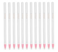 PATKAW 12pcs White Peel off Crayon Pencils for Easy Control Drawing