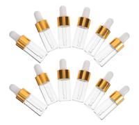 PATKAW 15pcs Glass Dropper Bottles Travel Mini Pipette Bottles for Essential Oils Sample Vials Refillable Aromatherapy Containers