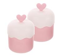 PATKAW 2 Pcs Face Bubble Maker Portable Plastic Foam Cup Safe and Mild to The Skin Pink for Travel Women
