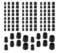 PATKAW 20 Pairs 20 Pairs High Heel Protective Covers Shoe Heel Guards Plastic Black Extra Small Small Medium Large for High Heeled Shoes, Weddings and Wetlands