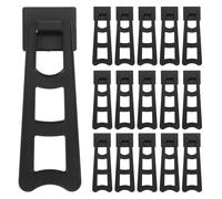 PATKAW 20pcs Black Large Trapezoid Photo Frame Back Brackets Desktop Frame Support Stands Display Racks for Home Office Use