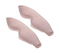 PATKAW 2pcs 3D Contoured Eye Mask for Sleep with Memory Foam Comfortable Fit Adjustable Strap Blackout Sleep Mask for Travel Plane Use