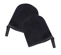 PATKAW 2pcs Black Self Tanning Mitt Gloves for Women, Gentle on Skin Lint Flocking Material, for Applying Cream and Lotion Evenly at The Beach Or Spa