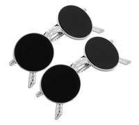PATKAW 2pcs Black Sunglasses Hair Pins Metal Clips with Firm and Stable Hold, Versatile for Hairstyles, Stylish Hair Accessories for Women and On-the-go Styling