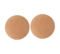 PATKAW 2pcs Cork Release Massage Balls for Muscles and Foot, Fitness Roller Ball for Massaging Arms and Back, Convenient Yoga Accessory for Exercising and Relaxing Use