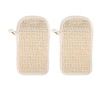 PATKAW 2pcs Cotton and Linen Soap Savers Portable Soap Bag with Loop and Hook Design Quick Drying Multi-function Saver Bag for Bathroom and Travel