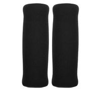 PATKAW 2pcs Crutch Handle Grips, Non-Slip Sponge Padding Covers for Walking Cane, Crutchesand Walker Aid, Black Foam Replacement Sleeves 11.5cm for Seniors, Elderly Users andDaily Mobility Comfort