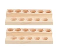 PATKAW 2pcs Essential Oil Display Holders Bottle Organizers with Synthetic Material, Space Saving Design for Nail Polish and Oil Bottles, for Living Room Or Office