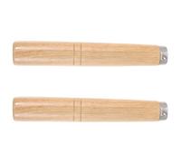 PATKAW 2Pcs Heatproof Solid Wood Pot Handle Replacement Universal Pan Grip for Cooking and Kitchen Utensils Suitable for Home and Commercial Use