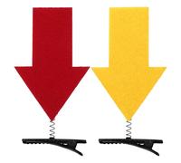 PATKAW 2pcs Quirky Felt Arrow through The Head Prop Hairbands Stylish Accessory to Eliminate Dull Expressions for Birthday Party and Travel